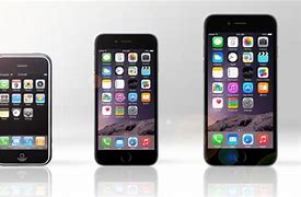 Image result for iPhone 1 vs iPhone 6