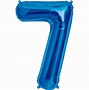 Image result for Blue Balloon Numbers 6