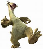 Image result for Sid the Sloth Black and White