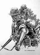 Image result for Vietnam War Soldier Art