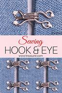 Image result for How to Sew Hook and Eye Closures