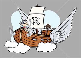 Image result for Cartoon Flying Ship