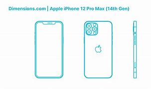 Image result for iPhone 12 Back Size in Cm