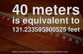 Image result for What Object Equals to 40 Meters