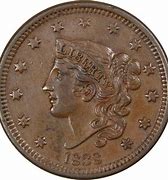 Image result for Coronet Head Large Cent