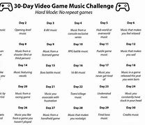 Image result for 30-Day Game Challenge