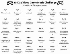 Image result for 30-Day Game Challenge