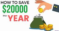 Image result for How to Save 20000 in 1 Year