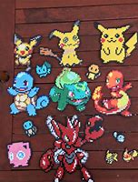 Image result for Pokemon Symbols Hama Beads