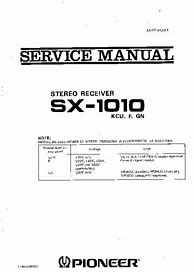 Image result for Pioneer SX 1010 Schematic