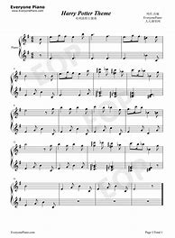 Image result for Harry Potter Theme Piano Sheet Music