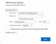 Image result for Mail Server Settings