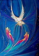 Image result for Representations of the Holy Spirit in Blue