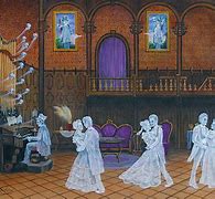 Image result for Haunted Mansion Painting Characters