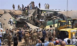 Image result for Explosion in a Railway in Pakistan