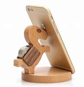 Image result for Wood Mobile Phone Holder