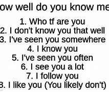 Image result for You Know Me Meme
