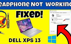 Image result for Dell XPS 13 Headphone Jack Not Working