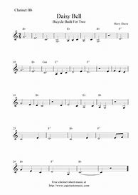 Image result for Bicycle Sheet Music