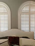 Image result for Half Plantation Shutters Arched Window