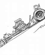 Image result for NHRA Top Fuel Dragster Drawing