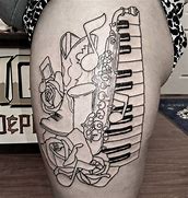 Image result for Music Note Tattoo Designs