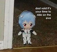 Image result for Neon Genesis Evangelion Sitting Meme
