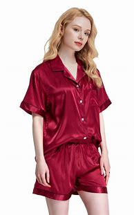 Image result for Silk Pajama Set