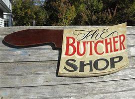 Image result for Vintage Butcher Shop Signs
