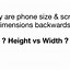 Image result for Office Phone Dimensions