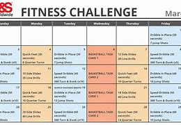 Image result for Fitness Challenge Calendar