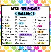Image result for Self-Care Calendar April