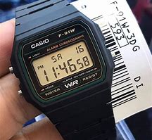 Image result for Casio F-91W Watch