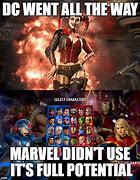 Image result for DC Marvel Crossover Meme