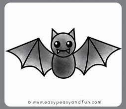 Image result for Easy to Draw Bat