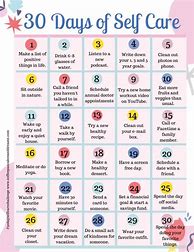 Image result for 30-Day Self-Care Calendar