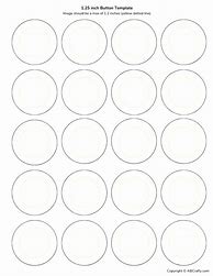 Image result for Half Inch Button Template