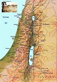 Image result for Biblical Map of Israel