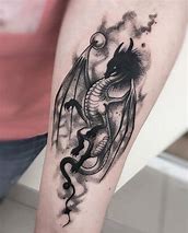Image result for Wyvern Tattoo Line Art