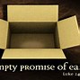 Image result for Empty Promises Easter