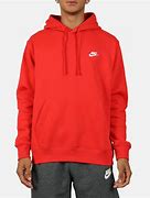 Image result for Nike Club Fleece Hoodie Zip Up Red