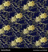 Image result for Gold Blue Flower Pattern
