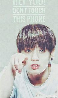 Image result for BTS Jimin Wallpaper Don't Touch My Phone