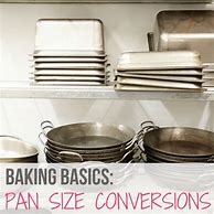 Image result for Baking Pan Size Conversion Chart