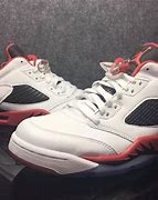 Image result for Jordan 5 Retro Low Fire Red