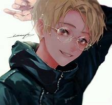 Image result for Cute Anime Chibi Boy with Glasses