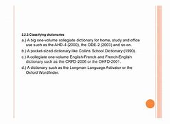 Image result for Types of Dictionary