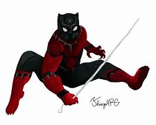 Image result for Drawing the Spider Man and Black Panther