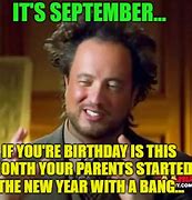 Image result for September Birthday Meme