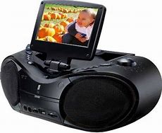 Image result for Boombox TV DVD Portable